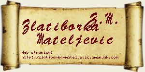 Zlatiborka Mateljević vizit kartica